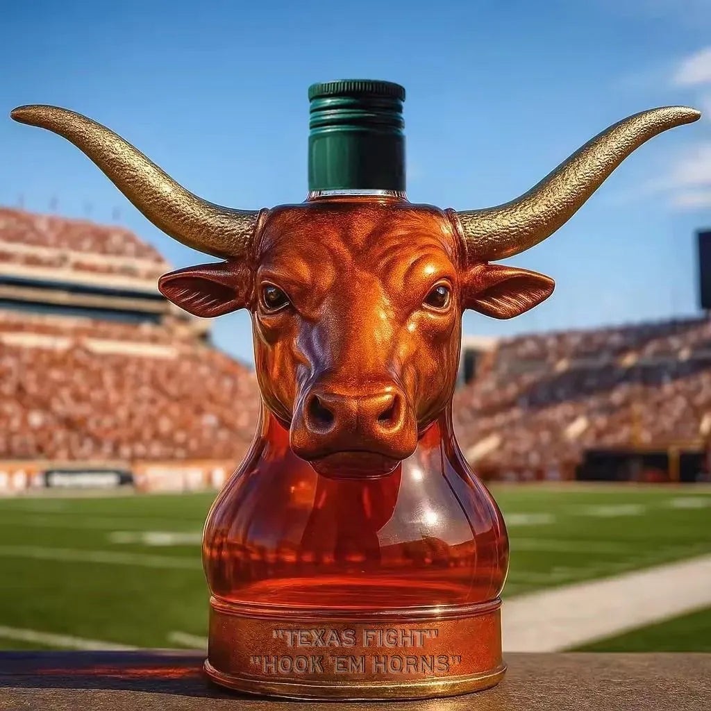 Texas Spirit Bull Bottle - Perfect For Game Day And Special Occasions