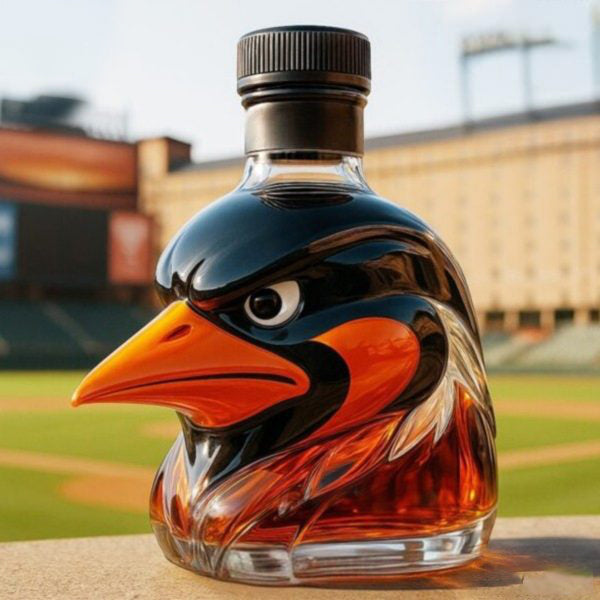 Baltimore Orioles Whiskey Bottle