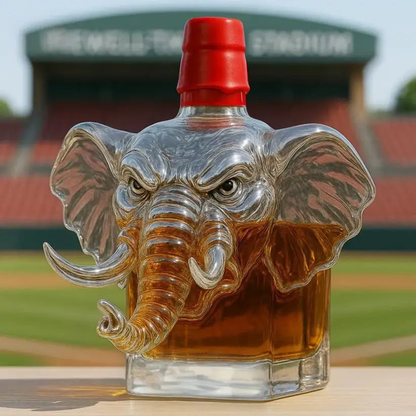 University Of Alabama Crown Royal Whiskey Bottle