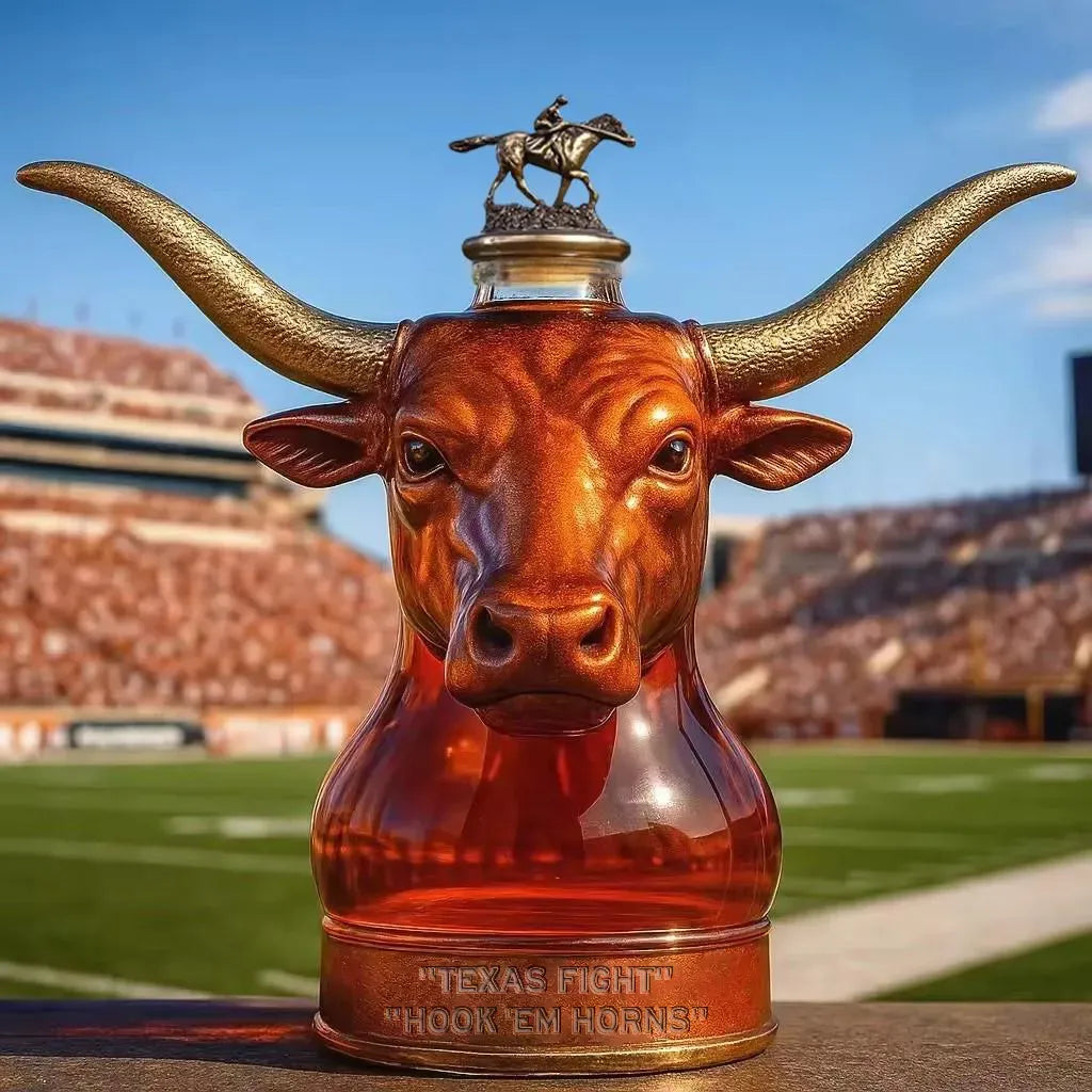 Texas Spirit Bull Bottle - Perfect For Game Day And Special Occasions