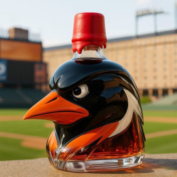 Baltimore Orioles Whiskey Bottle