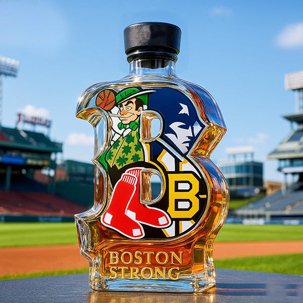 Boston Sports Teams Tribute Maple Syrup Bottle - Perfect Gift For Fans