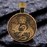 Dragon Metal Spinner Dice – 7-in-1 DND Dice with Gift Box