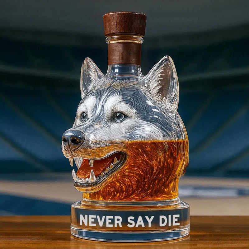 1Husky Whiskey Bottle