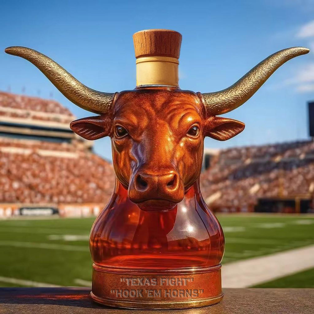 Texas Longhorns football Whisky collector's bottle