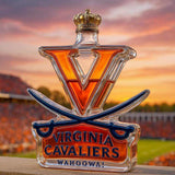 Virginia Cavaliers Whiskey Bottle