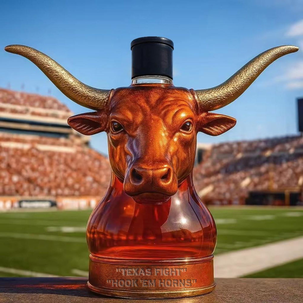 Texas Longhorns football Whisky collector's bottle