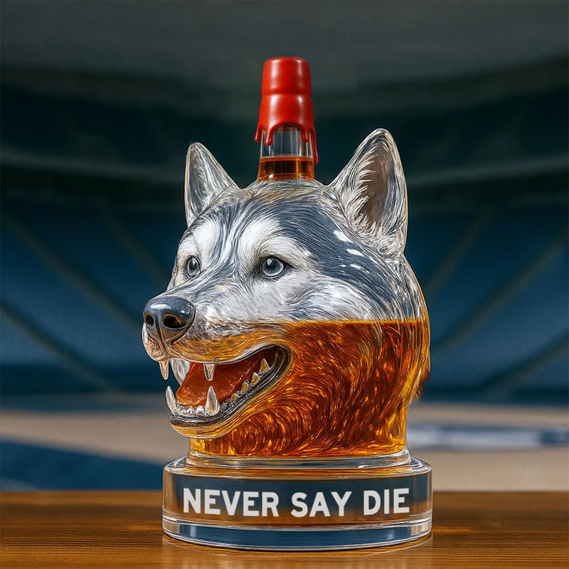 1Husky Whiskey Bottle