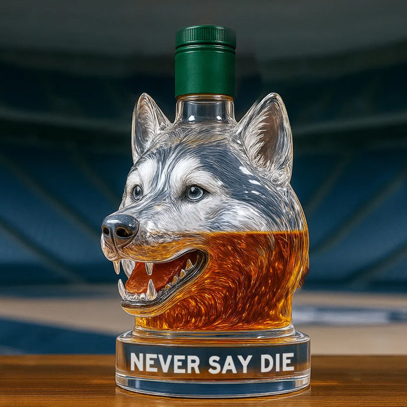 1Husky Whiskey Bottle
